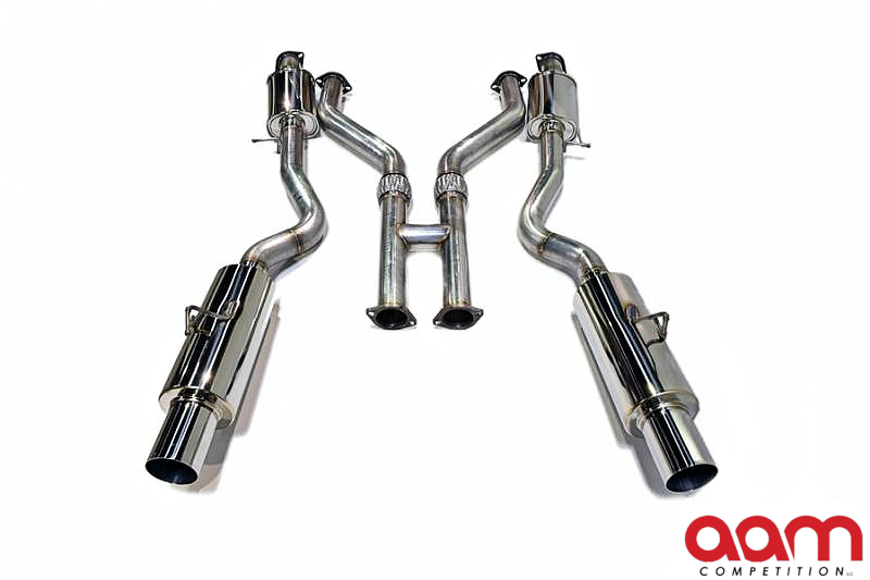 AAM Competition G37 3" True Dual Exhaust System