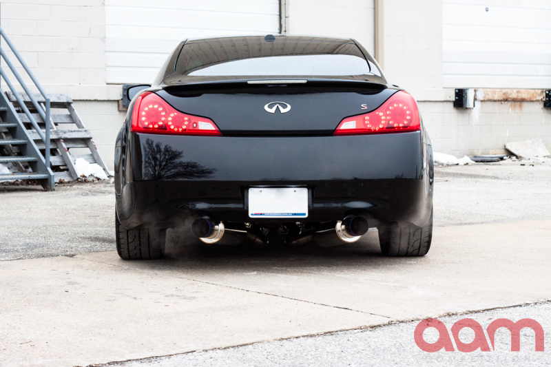 AAM Competition G37 3" True Dual Exhaust System