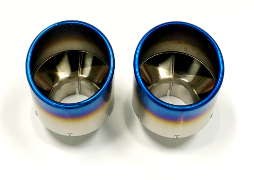 2.5" Inlet 5" Outlet Exhaust Tips