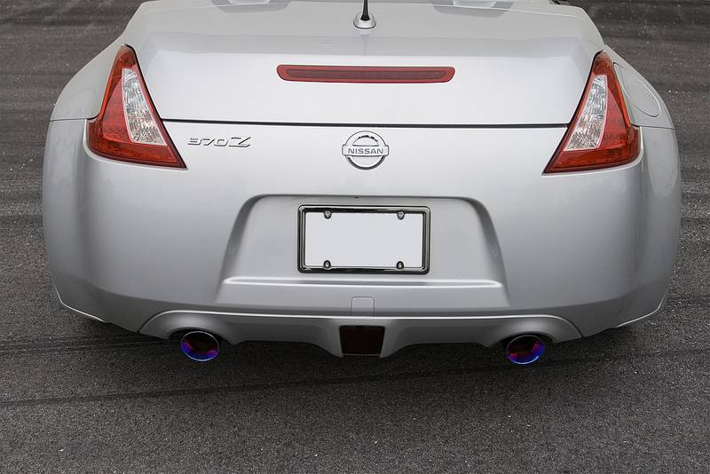 AAM Competition Short Tails for 370z with 4" Titanium Tips 4