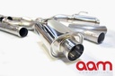 AAM Competition 3" True Dual System Q50 W/ 5" Polished Tips 1