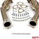 AAM Competition Q50/Q60 3.0t 2.5" Resonated Lower Downpipes