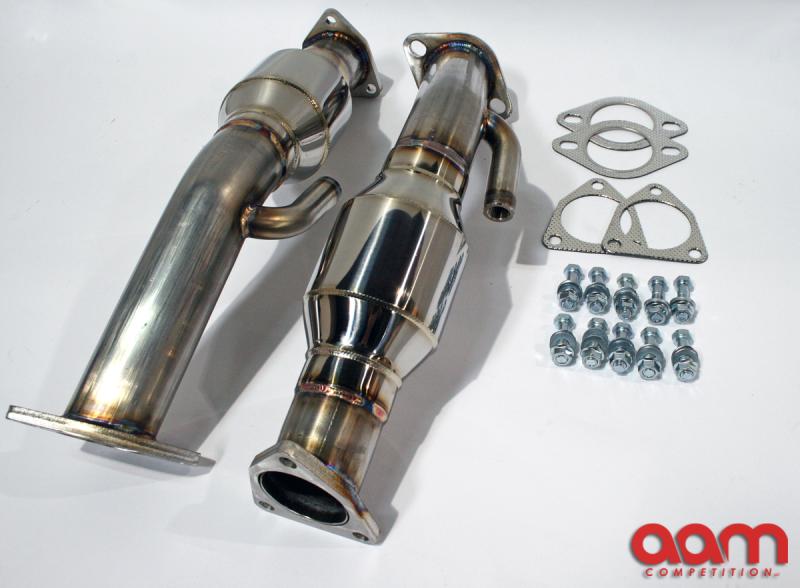 AAM Competition 2.5" Resonated Test Pipes (350Z / G35)
