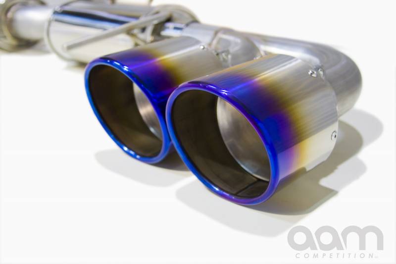 AAM Competition R35 GT-R 90MM Sport Exhaust W/ Titanium Tips
