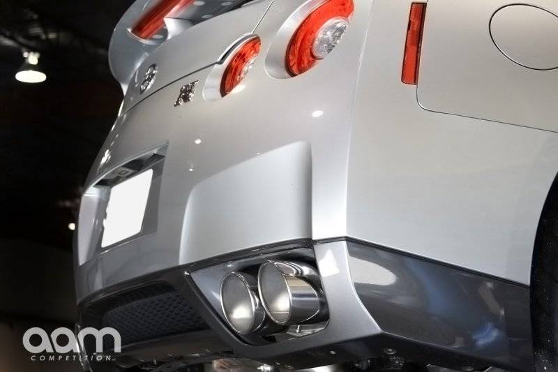 AAM Competition R35 GT-R 102MM Adjustable Exhaust W/ 5" Polished Tips