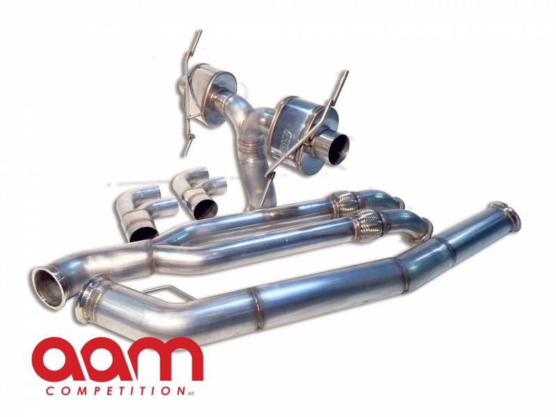 AAM Competition R35 GT-R 102MM Sport Exhaust W/ 5" Polished Tips