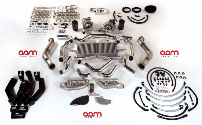 AAM Competition 370Z (2012+) Twin Turbo Kit - Tuner Series With Stage 2 Upgrade Turbos