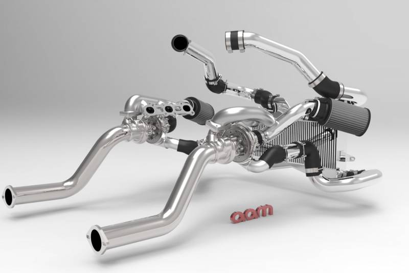 AAM Competition 370Z (2009-11) Twin Turbo Kit - Tuner With Stage 2 Upgrade Turbos
