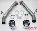 AAM Competition 370Z Short Tail Exhaust with Polished Tips 1