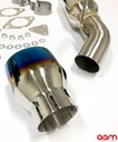 AAM Competition 370Z Resonated Short Tail Exhaust with Your Choice of Tips