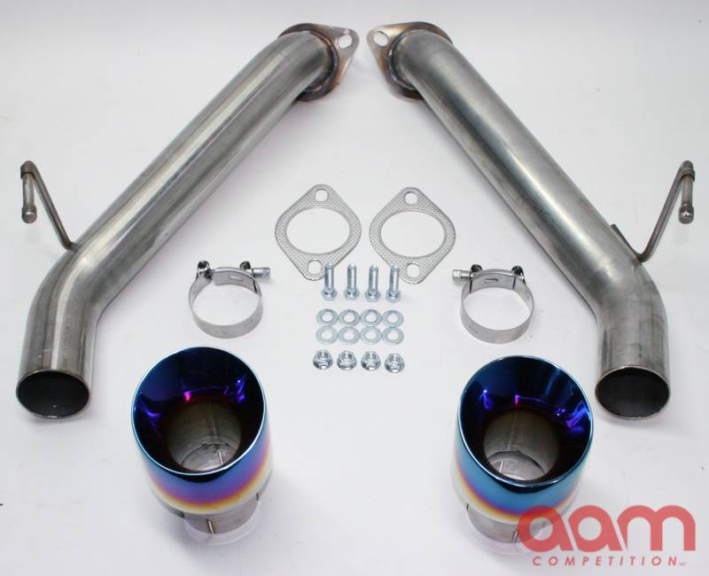 AAM Competition Short Tails for 370z with 4" Titanium Tips 2