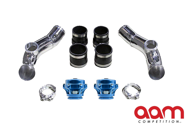 AAM Competition R35 GT-R Upper I/C Pipe Kit Twin Tial BOV's