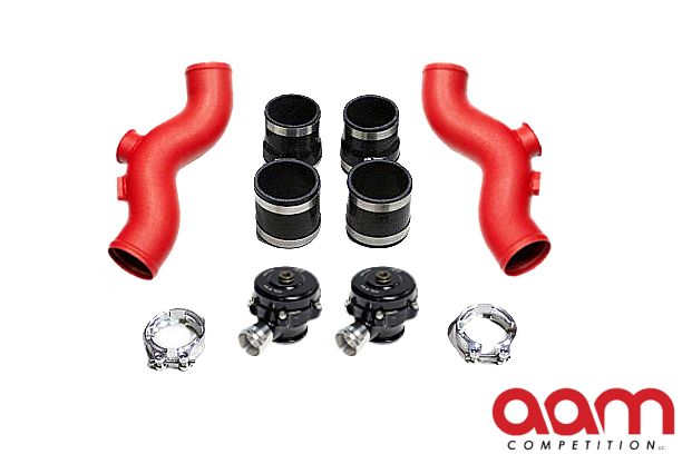 AAM Competition R35 GT-R Upper I/C Pipe Kit Twin Tial BOV's