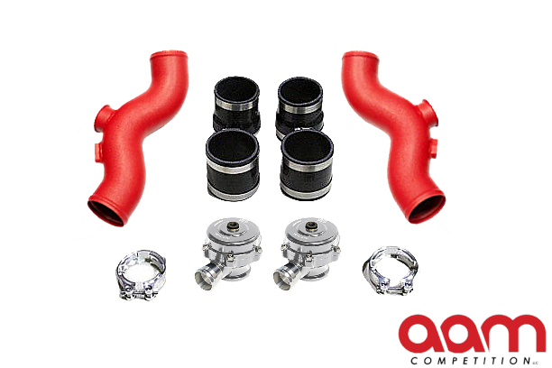 AAM Competition R35 GT-R Upper I/C Pipe Kit Twin Tial BOV's