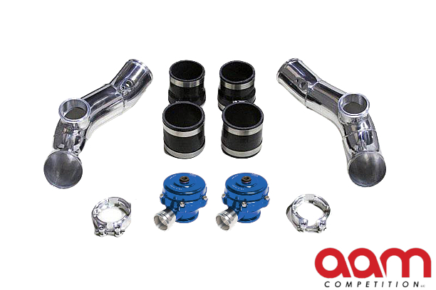 AAM Competition R35 GT-R Upper I/C Pipe Kit Twin Tial BOV's