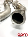 AAM Competition Q50/Q60 3.0t Cast Full Downpipes High Flow Cat