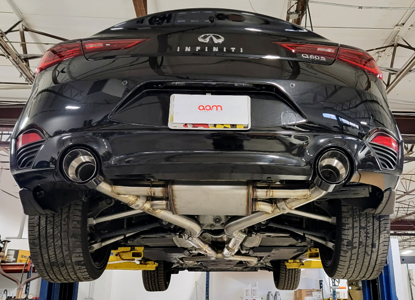 AAM Competition Q50 & Q60 3.0t 3" True Dual Premium Adjustable Exhaust System