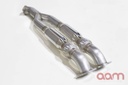AAM Competition R35 GT-R Resonated Midpipe 3 inches to 3.5 inches