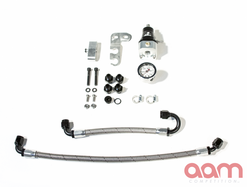 AAM Competition R35 GT-R S-Line Adjustable 1:1 Fuel Pressure Regulator Kit & Fuel Line Adapter Kit
