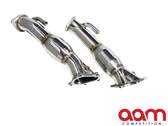 AAM Competition R35 GT-R 3" High Flow Catted Downpipes