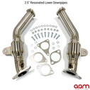 AAM Competition Q50/Q60 3.0t 2.5" or 3" Resonated Lower Downpipes