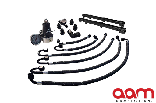 AAM Competition 370Z Fuel Return System Basic and Fuel Rails Line Kit