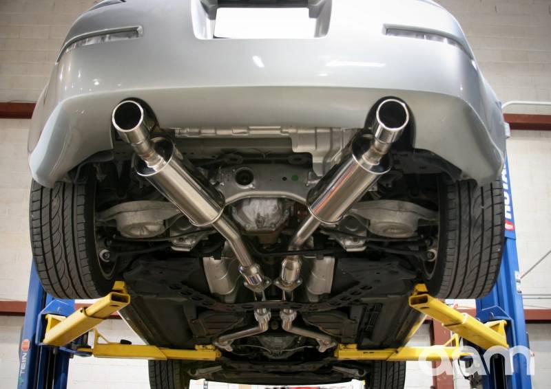 AAM Competition 350Z 2.5" True Dual Exhaust System 350Z w/ your Choice of 4" Tips
