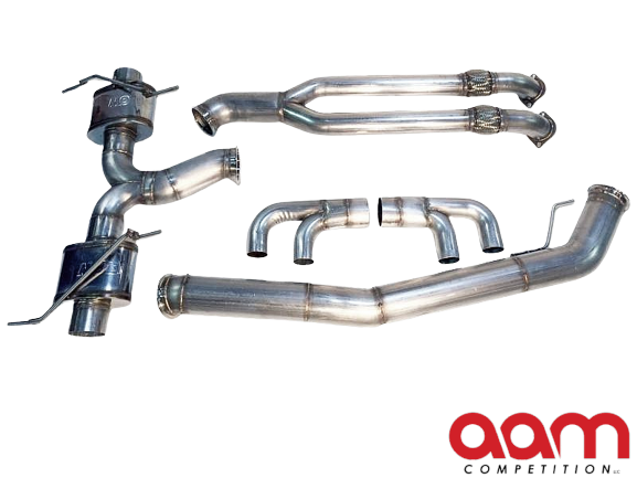 AAM Competition R35 GT-R 102MM Sport Exhaust w/ 5" Tips