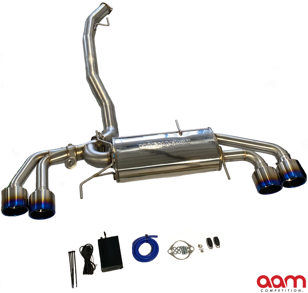 AAM Competition R35 GT-R 90MM Premium Adjustable Exhaust w/ 5" Tips (V2)