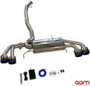 AAM Competition R35 GT-R 90MM Premium Adjustable Exhaust w/ 5" Tips (V2)