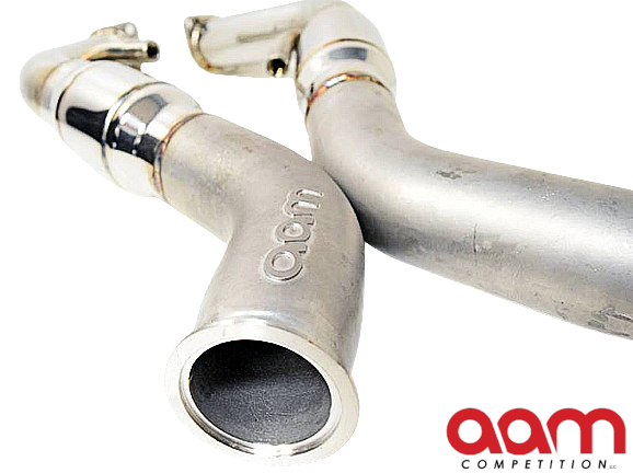 AAM Competition Nissan Z 3.0t Cast Full Downpipes - Resonated