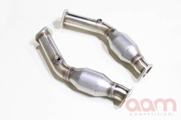 [AAMC35E-MFMC25] AAM Competition 2.5" High Flow Cats (350Z / G35)