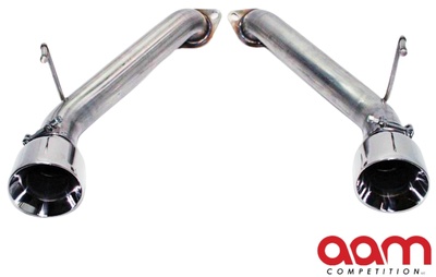 [AAMC37E-TSS-G-SS] AAM Competition G37 Short Tail Exhaust with 4&quot; Polished Tips