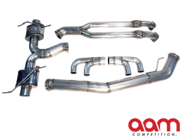 [AAMCGTRE-102SPRT-SS] AAM Competition R35 GT-R 102MM Sport Exhaust W/ 5" Polished Tips